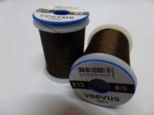 Veevus 8/0 Dark Dun Brown E13